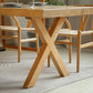 Ensemble de salle à manger moderne 1/2/5 pièces, table et chaises en bois massif