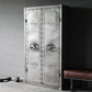 Industrial Metal Wardrobe Closet Freestanding Wardrobe in Grey Clearhalo 'Armoires & Wardrobes' 'armoires_wardrobes' 'Bedroom Furniture' 'furn' 'furn_armoires_wardrobes' 'Furniture' 1200x1200_2b999688-0a4e-48d4-96b4-1161cbe739f5