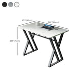 29.5"H Rectangular Computer Desk Contemporary Office Desk for Home