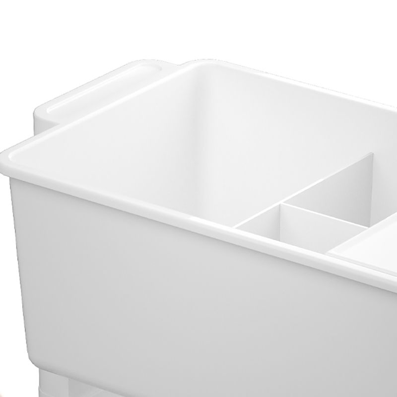 White Contemporary Standard Home Plastic Bookshelf with Wheels Clearhalo 'Bookcases' 'furn' 'furn_bookcases' 'Furniture' 'Office Furniture' 1200x1200_2ba0105f-029c-4691-9a87-4367dc2cff7f