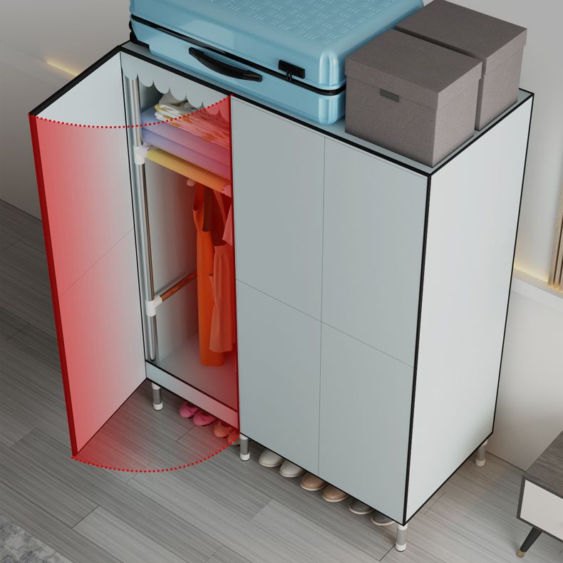 Gabinete de almacenamiento de marco de metal con piernas gabinete moderno para el hogar