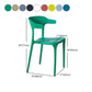 Contemporary Plastic Home Arm Chair Open Back Matte Finish Dining Chair Clearhalo ' kitchen&dining_furn' 'Dining Chairs' 'Dining Tables & Seating' 'dining_chair' 'furn' 'furn_dining_chair' 'Furniture' 'furniture_dining_chair' 'Kitchen & Dining Furniture' 'kitchen' 1200x1200_2ba085b8-ac7b-4e0d-913e-610ef1931c7b