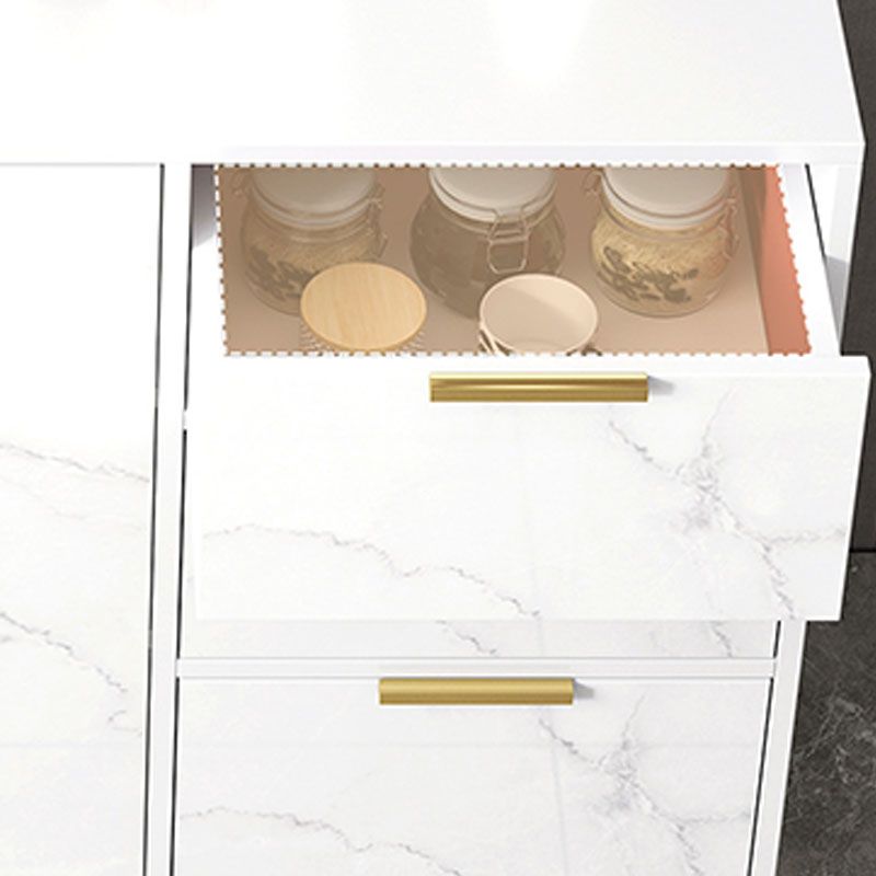 Sideboard in legno ingegnerizzato contemporaneo con porte per sala da pranzo