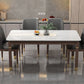 Medieval Modern Stone Dining Table 4 Rubber Legs Table for Dining Room
