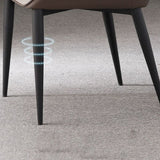 Contemporary Style Kitchen Metal Dining Chair Dining Wingback Armless Side Chairs (Set of 2) Clearhalo ' kitchen&dining_furn' 'Dining Chairs' 'Dining Tables & Seating' 'dining_chair' 'furn' 'furn_dining_chair' 'Furniture' 'furniture_dining_chair' 'Kitchen & Dining Furniture' 'kitchen' 1200x1200_2ba3a901-b6aa-4196-a167-72f6cf6a429c