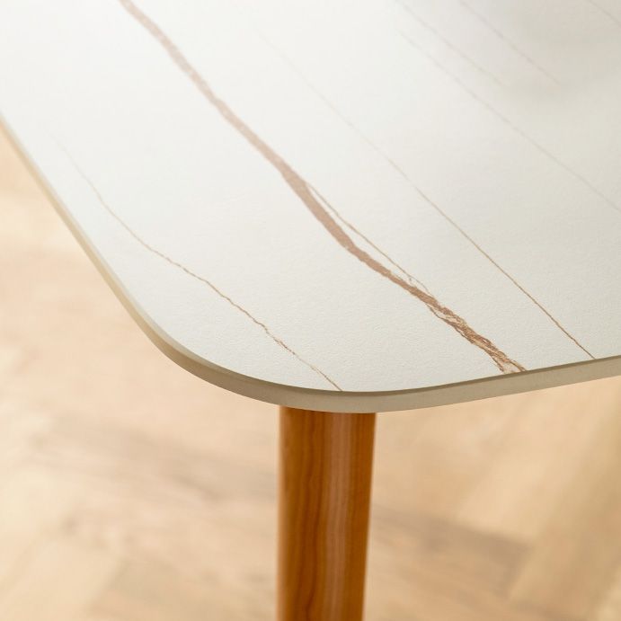 Contemporary White Standard Dining Table Sintered Stone Top Dining Table for Kitchen Clearhalo ' dining_table' 'Dining Tables & Seating' 'Dining Tables' 'furn' 'furn_dining_table' 'Furniture' 'furniture_dining_table' 'Kitchen & Dining Furniture' 'kitchen&dining_furn' 'kitchen' 'kitchen_dining_table' 1200x1200_2ba530b5-6333-43c1-b516-40784dd58056