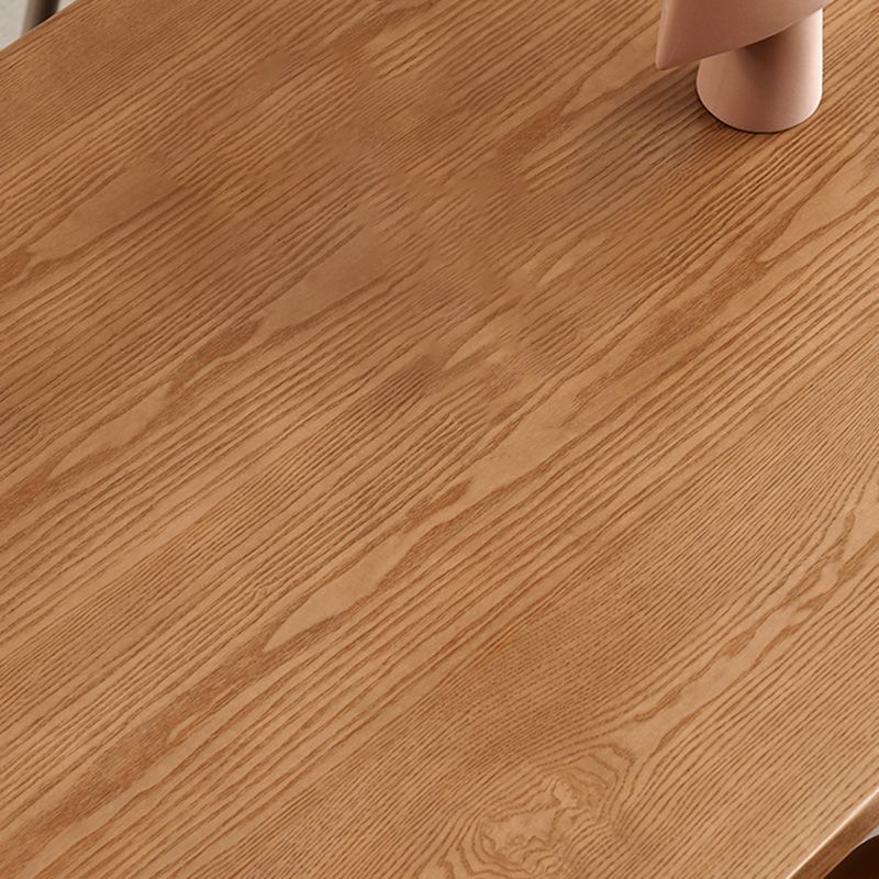 Simplicity Dinette Table Rectangle Solid Wood Dinner Table in Brown Clearhalo 'Dining Tables & Seating' 'Dining Tables' 'dining_table' 'furn' 'furn_dining_table' 'Furniture' 'Kitchen & Dining Furniture' 1200x1200_2ba5f2f2-95f4-426e-87dc-d945a5cac186