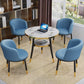 Metal Contemporary Round Dining Table Manufactured Wood Dining Table with Legs Clearhalo ' dining_table' 'Dining Tables & Seating' 'Dining Tables' 'furn' 'furn_dining_table' 'Furniture' 'furniture_dining_table' 'Kitchen & Dining Furniture' 'kitchen&dining_furn' 'kitchen' 'kitchen_dining_table' 1200x1200_2ba6503d-2a41-4acd-aadf-d19137632c87
