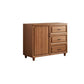 Wood Accent Chest with Chest Bun Feet and Bar Pulls,14.96 " W Clearhalo 'Cabinets & Chests' 'cabinets_chests' 'furn' 'furn_cabinets_chests' 'Furniture' 'Living Room Furniture' 1200x1200_2ba72e41-4963-4c7d-bfac-198ae2e8558d