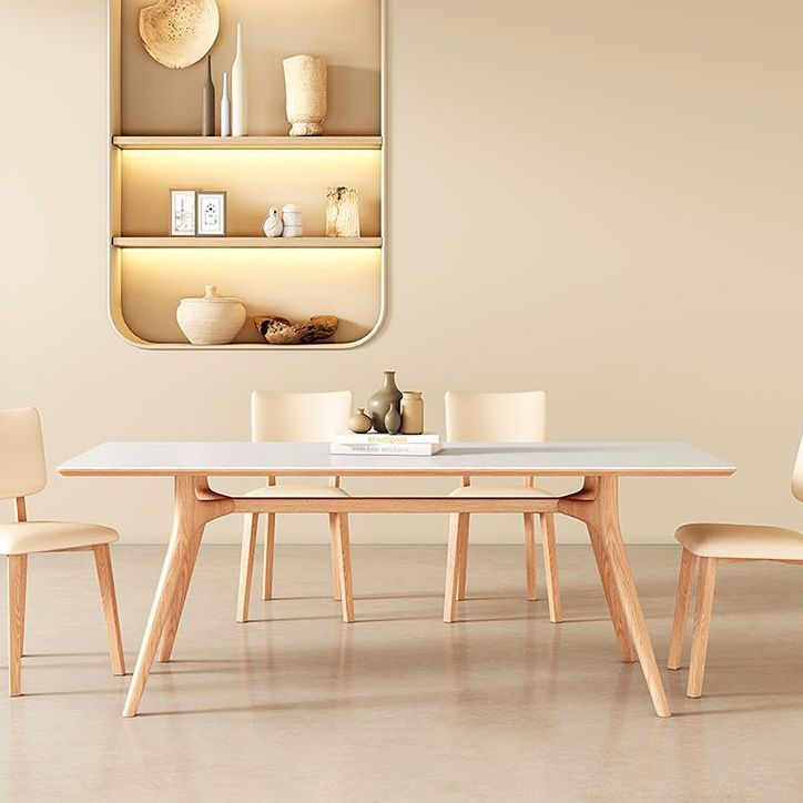 Moderner Rechtecktisch -Set mit Rechteck 1