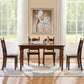 Medieval Modern Rectangle Dining Table Rubber Wood Table in Brown with 4 Legs Clearhalo ' dining_table' 'Dining Tables & Seating' 'Dining Tables' 'furn' 'furn_dining_table' 'Furniture' 'furniture_dining_table' 'Kitchen & Dining Furniture' 'kitchen&dining_furn' 'kitchen' 'kitchen_dining_table' 1200x1200_2bab82c6-8e7c-41a6-a57e-5b7bbdef53f1