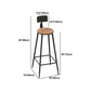 Set tavolo da bar industriale in legno Set bancone fisso da 1/2/5 pezzi per uso domestico