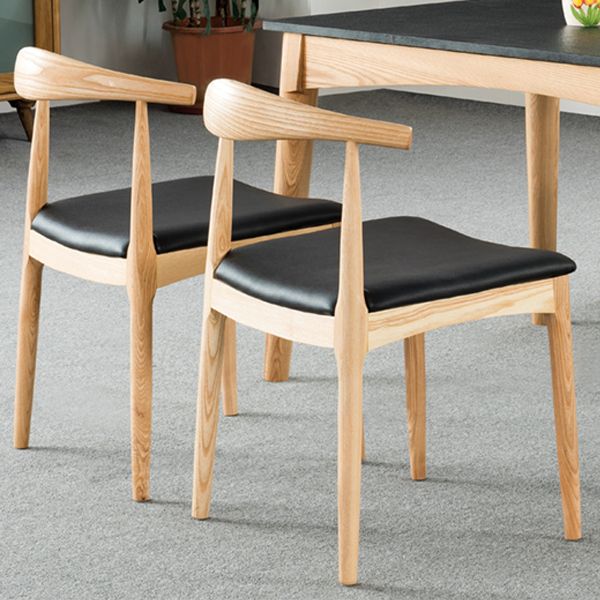 Traditional Style Solid Wood Dining Chair Open Back Dining Room Side Chairs Clearhalo ' kitchen&dining_furn' 'Dining Chairs' 'Dining Tables & Seating' 'dining_chair' 'furn' 'furn_dining_chair' 'Furniture' 'furniture_dining_chair' 'Kitchen & Dining Furniture' 'kitchen' 1200x1200_2baf3b48-0405-4ab3-bbf8-9c4775b13fd7