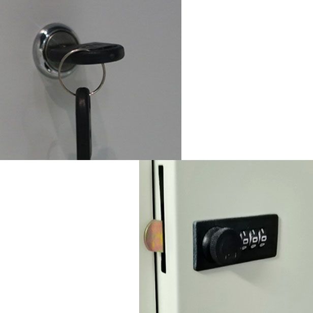 Gabinetto di mobili per file contemporanei in metallo file laterale resistente al fuoco con blocco chiave