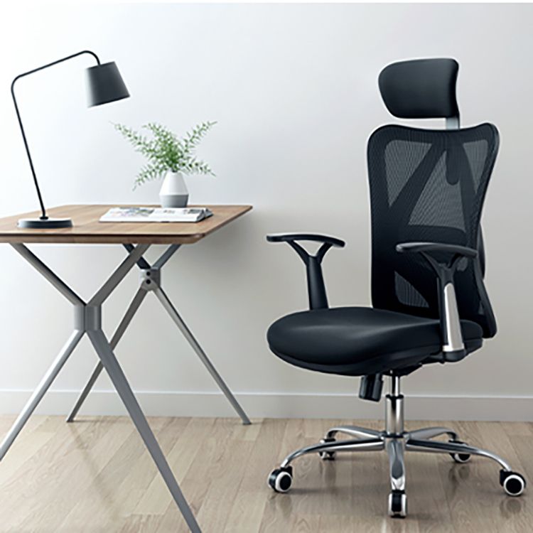 Office High Back Executive Chair Modern Adjustable Arms Ergonomic Mesh Task Chair Clearhalo 'furn' 'furn_office_chair' 'Furniture' 'Office Chairs' 'Office Furniture' 'office_chair' 1200x1200_2bb092c4-01f0-4173-b3da-8058f58dff80