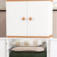 Contemporary Style Wardrobe Armoire Plastic Non-Hanging Armoire with Door
