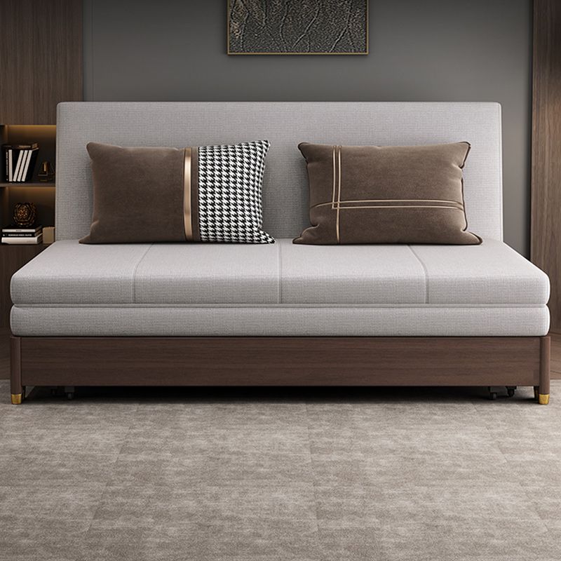 31 "divano futon largo glam in pelle grigio divano per dormiente futon