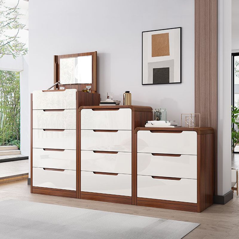 Contemporary Wooden Storage Chest Vertical Bedroom Chest with Drawers Clearhalo 'Bedroom Furniture' 'Dressers & Chests' 'dressers_chests' 'furn' 'furn_dressers_chests' 'Furniture' 1200x1200_2bb1daf5-3928-470b-b5da-e998513f2116