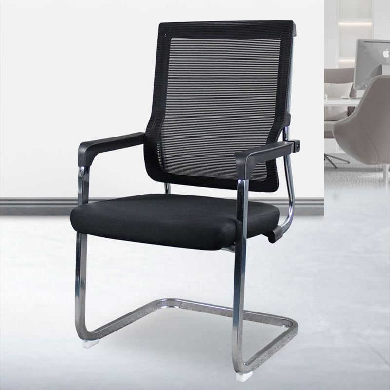 Modern Fixed Arms Office Chair Breathable AirGrid No Wheels Desk Chair Clearhalo 'furn' 'furn_office_chair' 'Furniture' 'Office Chairs' 'Office Furniture' 'office_chair' 1200x1200_2bb6788e-1bd0-4cc3-925a-d03219a55054