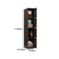 Metal Industrial Cabinet with Hinged Door Black Steel Storage Cabinet for Home Clearhalo 'Armoires & Wardrobes' 'armoires_wardrobes' 'Bedroom Furniture' 'furn' 'furn_armoires_wardrobes' 'Furniture' 1200x1200_2bb7dd92-cd8a-4cca-8324-2f54341da1bb