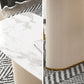 Sintered Stone Top Modern White Table for Restaurant Oval Dining Table Double Pedestal Clearhalo 'Dining Tables & Seating' 'Dining Tables' 'dining_table' 'furn' 'furn_dining_table' 'Furniture' 'furniture_dining_table' 'Kitchen & Dining Furniture' 'kitchen' 'kitchen_dining_table' 1200x1200_2bbacad4-8547-4b2b-9428-2b4cfeec4baf