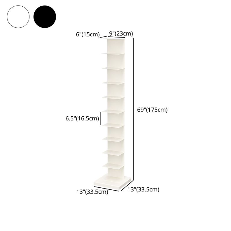 13.19"W Bookshelf Contemporary Style Invisible Bookcase for Office and Home Clearhalo 'Bookcases' 'furn' 'furn_bookcases' 'Furniture' 'furniture_bookcases' 'Office Furniture' 1200x1200_2bbd6463-0c20-4762-8a9c-a48c724014f6