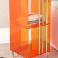 Scandinavian Acrylic Bookshelf Standard Open Back Bookcase with Shelves