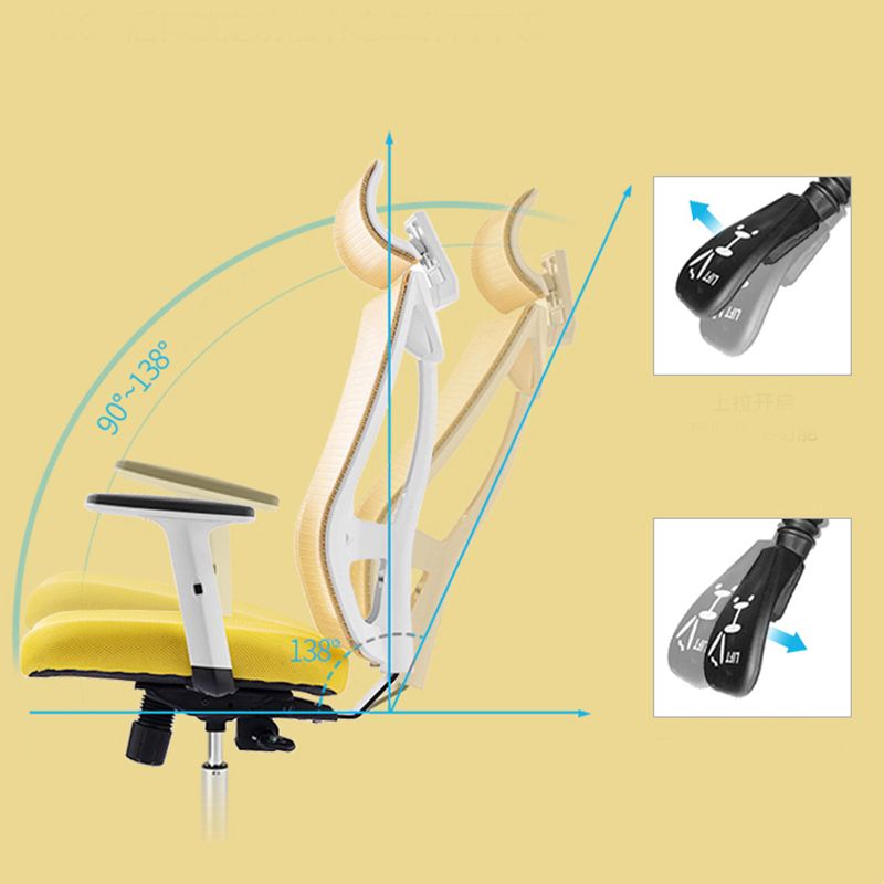 Silla giratoria ejecutiva de alto respaldo silla de oficina ergonómica moderna