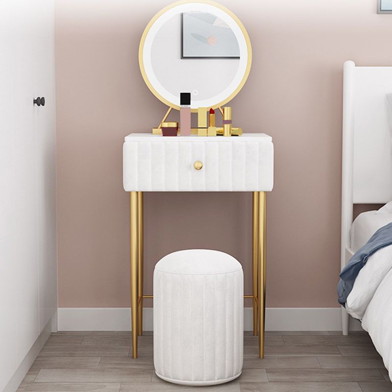 29,5 "hoher Glam Make -up Eitelkeitschreibtisch 1 Schubladen Schminktisch für Schlafzimmer
