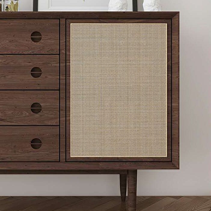 Sala da pranzo armadio in stile moderno 4 cassetto a 2 porte in pino