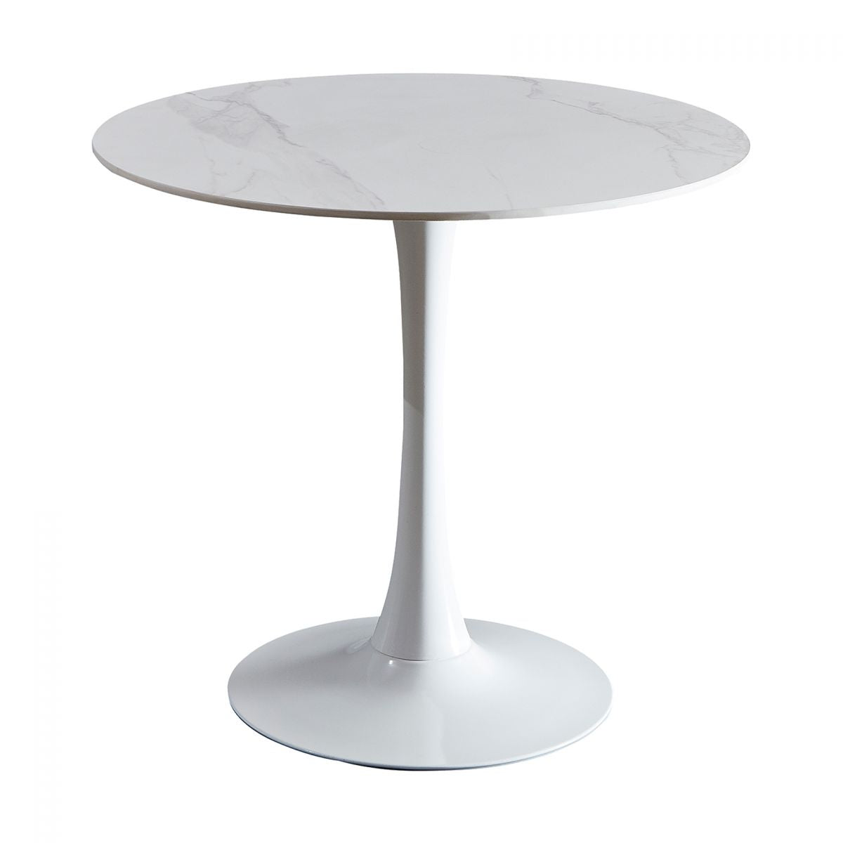 Round Sintered Stone White Dining Table Minimalist Tulip Base Table for Dining Room Clearhalo ' dining_table' 'Dining Tables & Seating' 'Dining Tables' 'furn' 'furn_dining_table' 'Furniture' 'furniture_dining_table' 'Kitchen & Dining Furniture' 'kitchen&dining_furn' 'kitchen' 'kitchen_dining_table' 1200x1200_2bc506ef-b72b-45c2-b9d2-58f987a5d616