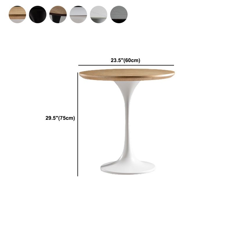 1 Massivholz Couchtisch rund minimalistische Couchtisch für Wohnzimmer
