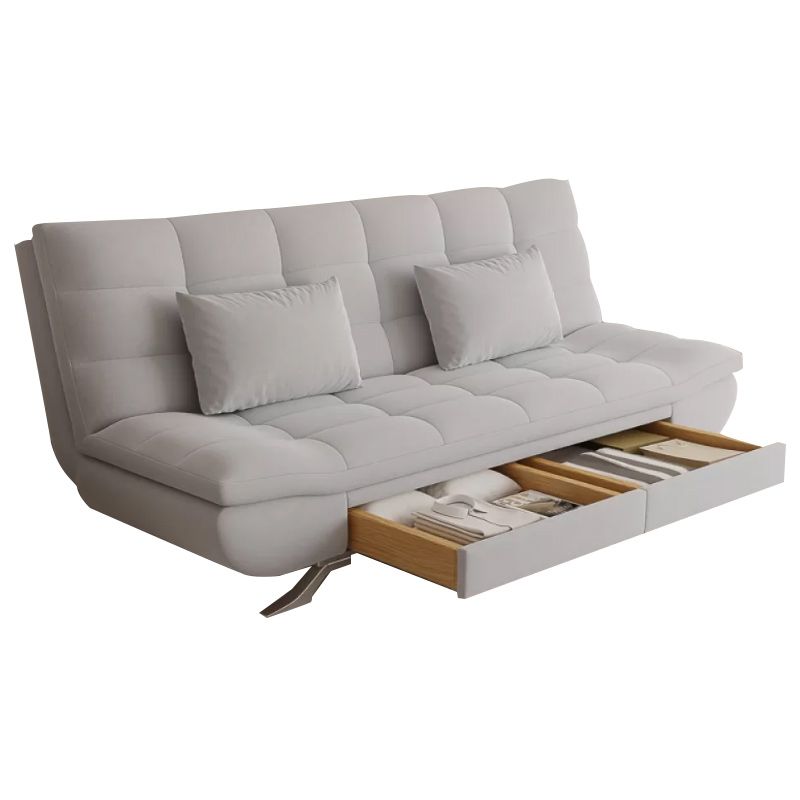 25 "Wide Glam Sofa Bed Futon Cushion Back Sleeper Sofa met opslag