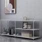 12.99"D TV Stand Industrial Style Open Storage TV Console with 3-shelf Clearhalo 'furn' 'furn_tv_stands_entertainment_centers' 'Furniture' 'Living Room Furniture' 'TV Stands & Entertainment Centers' 'TV Stands & Media Storage Furniture' 'tv_stands_entertainment_centers' 1200x1200_2bcc6fa4-5d03-450f-83c8-76e6525c52e5