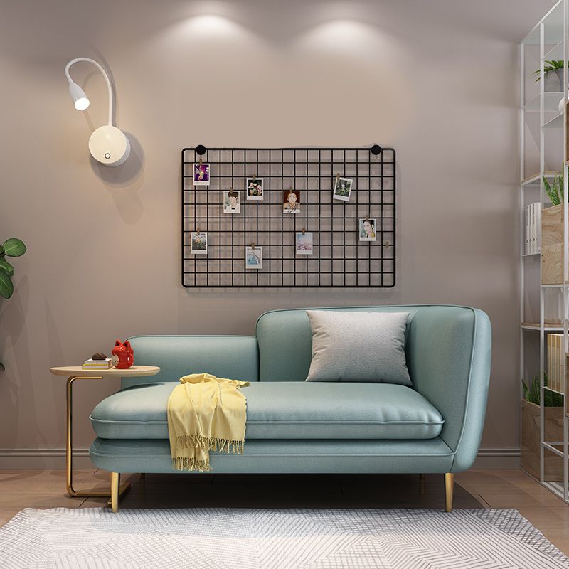 Linen/faux Leather Modern Sofa 31"W Square Arm Tight Back Sofa for Living Room Clearhalo 'furn' 'furn_sofas' 'Furniture' 'furniture_sofas' 'kitchen' 'kitchen_sofas' 'Living Room Furniture' 'Sofa' 'sofas' 1200x1200_2bccf84f-5adc-406e-8a81-53fa4c2c303c