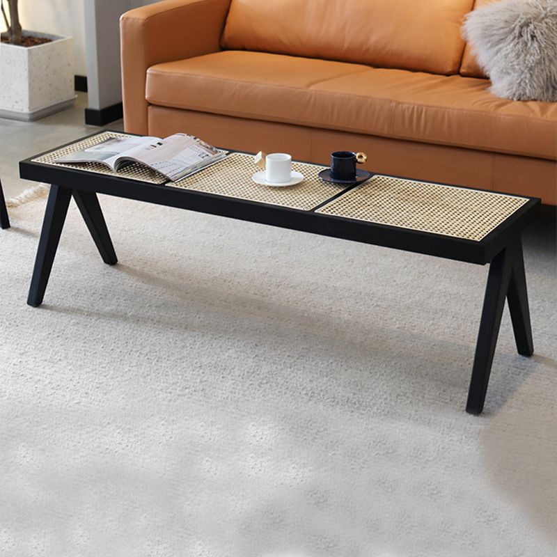 14.82-inch Width Tropical Bench Solid Wood Rectangle Bedroom Seating Bench Clearhalo 'Benches' 'Chairs & Seating' 'furn' 'furn_benches' 'Furniture' 'Living Room Furniture' 1200x1200_2bcd2047-893d-4ada-904c-1efcf7fc9c38