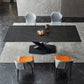 Modern Sintered Stone Rectangle Table Set 1/4/5/6 Pieces Dining Set Clearhalo 'Dining Room Sets' 'Dining Tables & Seating' 'dining_room_set' 'furn' 'furn_dining_room_set' 'Furniture' 'Kitchen & Dining Furniture' 1200x1200_2bd4a450-98ea-4c66-be57-ab1ca316a8a8