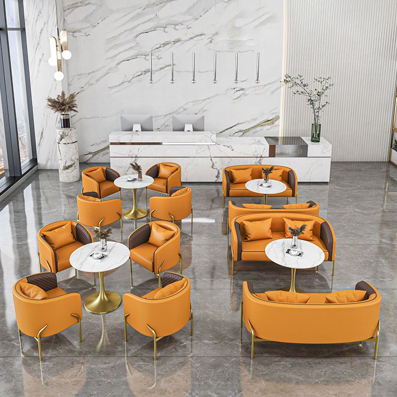 グラムスタイルのダイネットセット1/3/4/5 PCSダイニングチェア付きラウンドストーンダイナーテーブル