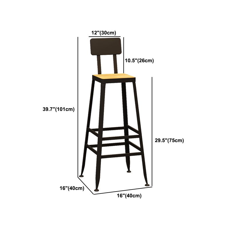 1/2/3/5 stuk industriële staaf set matte afwerking massief hout pub eetgelegenheid set