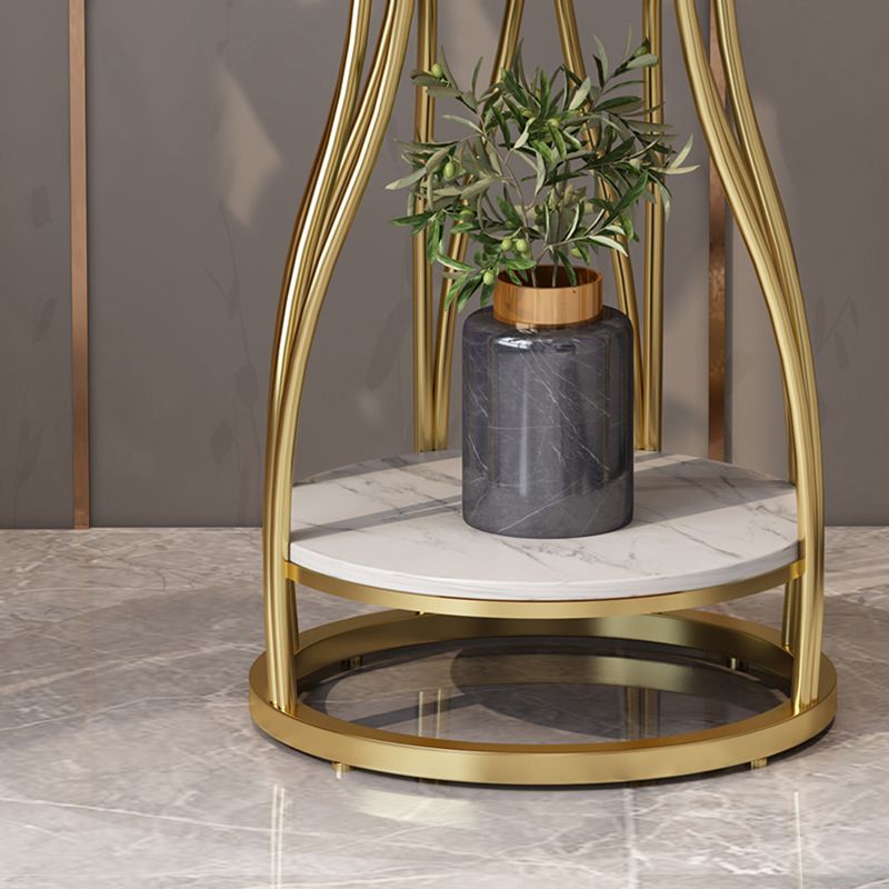 Minimalist Slate Side End Table Double Tier Frame Side End Table
