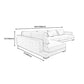 Square Arm Sectional for Living Room with Pillowed Back Cushions Clearhalo 'furn' 'furn_sectionals' 'Furniture' 'furniture_sectionals' 'Living Room Furniture' 'Sectionals' 1200x1200_2bda6d44-1e55-447f-a26f-1eb6849201d9