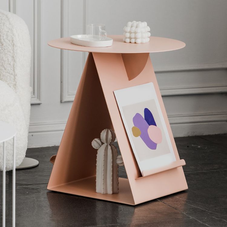 Mesa de metal de la tabla final abstracta de mediados de siglo MESTERA MEDIA PARA SOFA