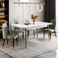 Rectangle Traditional Luxury Dining Table White Sintered Stone Table with 4 Gold Legs Clearhalo ' dining_table' 'Dining Tables & Seating' 'Dining Tables' 'furn' 'furn_dining_table' 'Furniture' 'furniture_dining_table' 'Kitchen & Dining Furniture' 'kitchen&dining_furn' 'kitchen' 'kitchen_dining_table' 1200x1200_2bded06b-45ac-48bd-9cd6-e8d91a335120