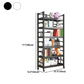 Industrial Style Metal Bookshelf Etagere Shelf Bookcase with Caster Wheels Clearhalo 'Bookcases' 'furn' 'furn_bookcases' 'Furniture' 'furniture_bookcases' 'Office Furniture' 1200x1200_2be1f293-f079-4615-9c5b-6abaaf0463a3