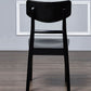 Wood Kitchen Dining Side Chair Ladder Back Side Chair in Black Clearhalo 'Dining Chairs' 'Dining Tables & Seating' 'dining_chair' 'furn' 'furn_dining_chair' 'Furniture' 'Kitchen & Dining Furniture' 1200x1200_2be2fd7a-c925-49b9-88a5-1835d28fc4ec