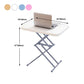 Rectangular Contemporary Standing Desk Converter Plastic Adjustable Folding Table Clearhalo 'furn' 'furn_office_desk' 'Furniture' 'Office Desks' 'Office Furniture' 'office_desk' 1200x1200_2be347d6-55ef-47b3-b662-4c4ede32701c