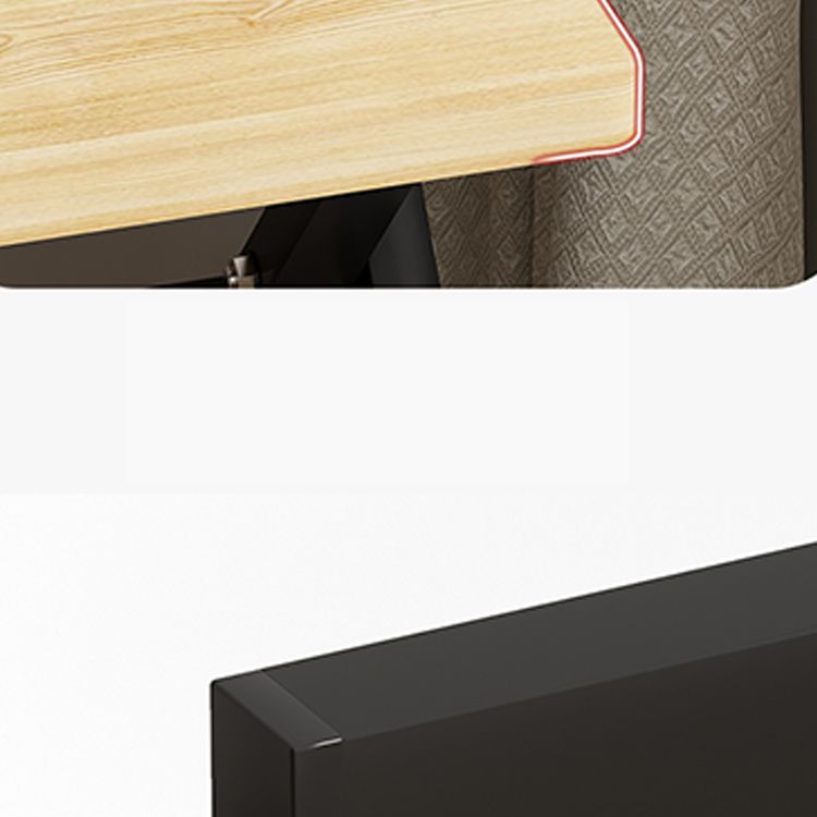 Bureau à domicile pliant contemporain RecTangular Steel Base Writing Desk