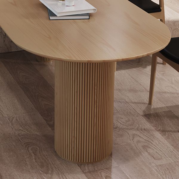 Free Form Solid Pinewood Table Simplicity 3 Legs Table for Dining Room Clearhalo ' dining_table' 'Dining Tables & Seating' 'Dining Tables' 'furn' 'furn_dining_table' 'Furniture' 'furniture_dining_table' 'Kitchen & Dining Furniture' 'kitchen&dining_furn' 'kitchen' 'kitchen_dining_table' 1200x1200_2be58b07-3587-4238-9532-4f5571f7345f