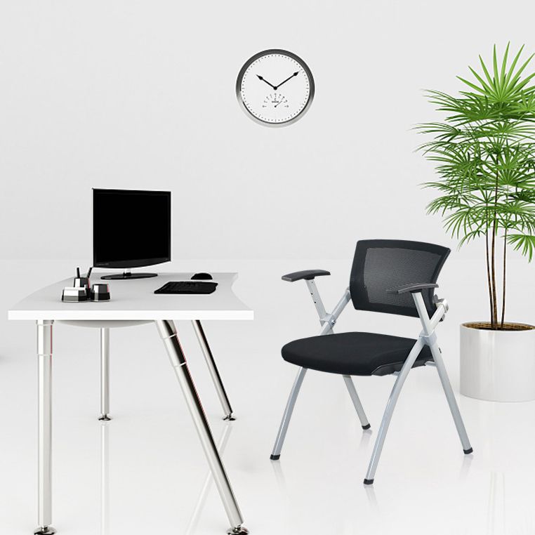Modern Low Back Office Chair Gray Frame with Breathable AirGrid Conference Chair Clearhalo 'furn' 'furn_office_chair' 'Furniture' 'Office Chairs' 'Office Furniture' 'office_chair' 1200x1200_2be5ad31-bcdc-41c2-9780-90f8b98ab91d