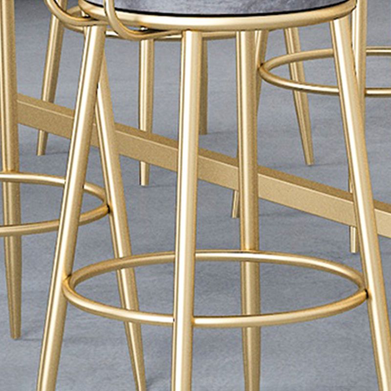 Contemporary Style Upholstered Counter Stool Bar-height Bar Stool with Metal Legs Clearhalo 'Bar Furniture' 'Bar Stools' 'bar_stools' 'furn' 'furn_bar_stools' 'Furniture' 'Kitchen & Dining Furniture' 1200x1200_2be74b18-2dab-4f76-8ac5-1aeda5c889fb